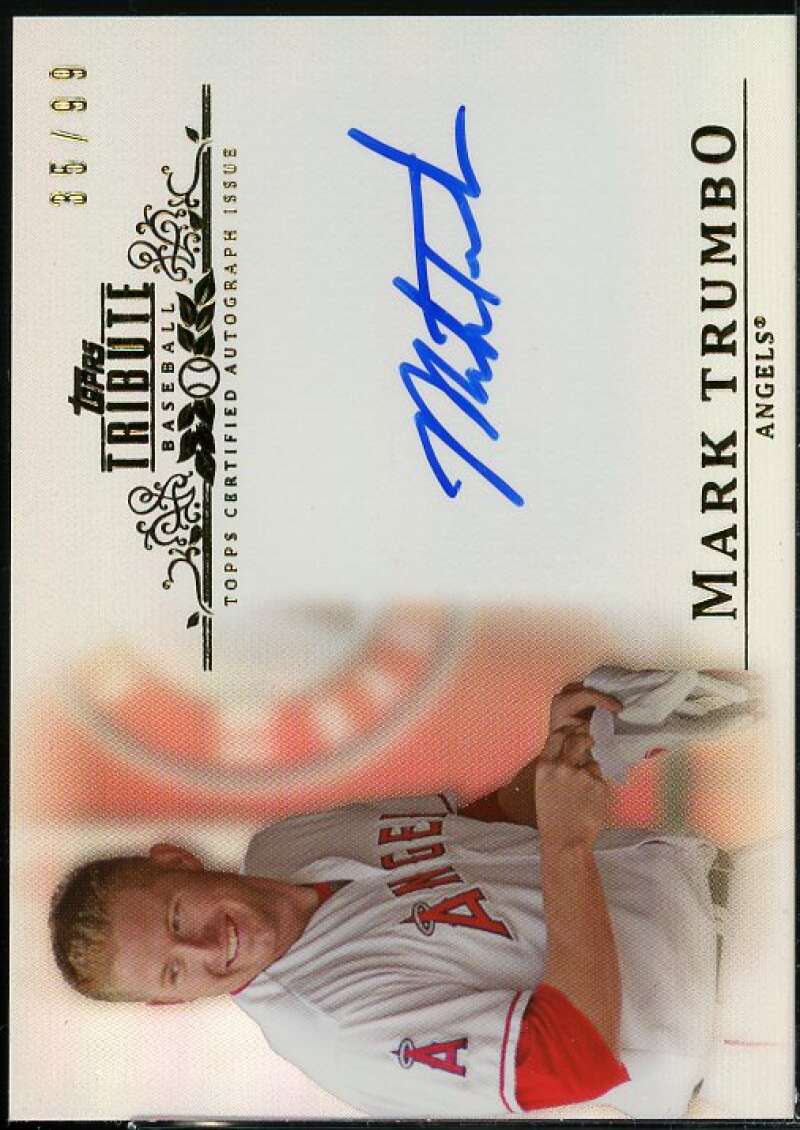 Mark Trumbo Card 2013 Topps Tribute Autographs #MT4  Image 1