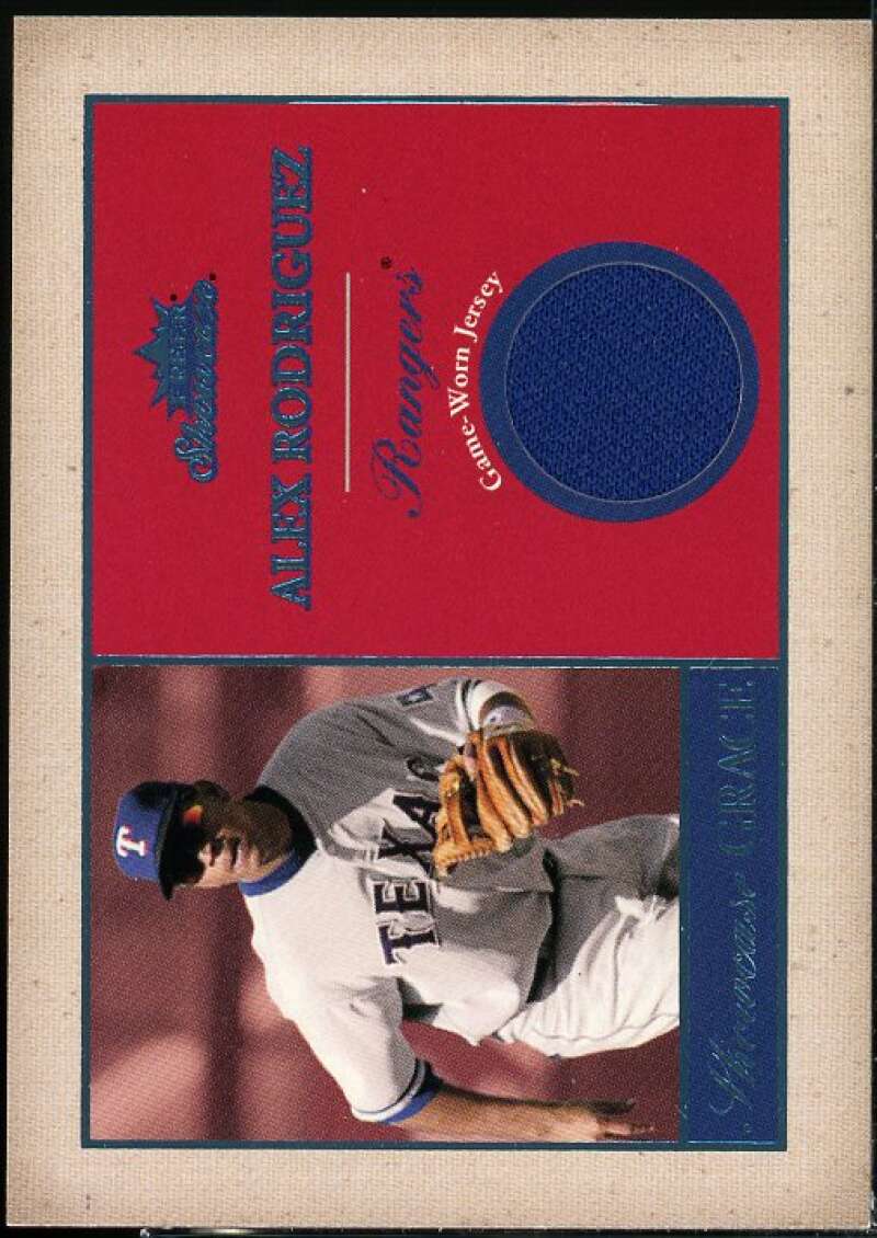 Alex Rodriguez Card 2004 Fleer Showcase Grace Game Used #AR  Image 1