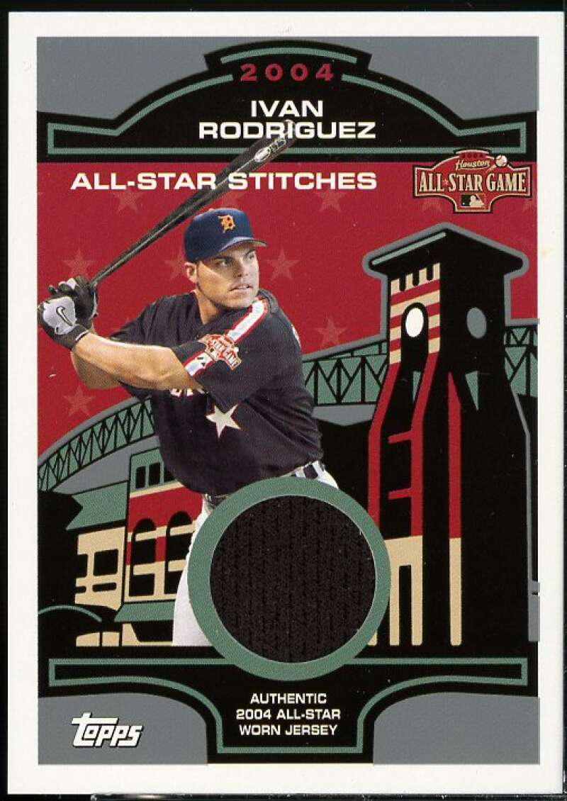 Ivan Rodriguez Card 2005 Topps All-Star Stitches Relics #IR  Image 1