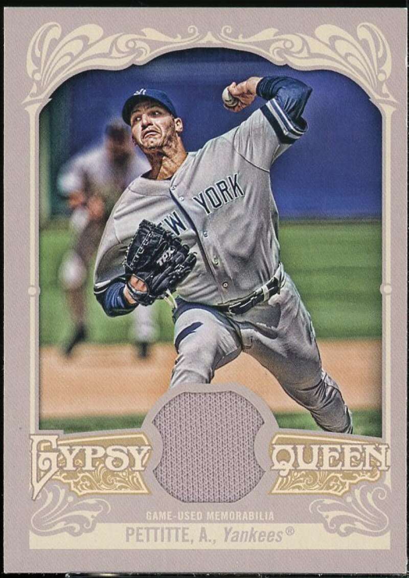 Andy Pettitte Card 2012 Topps Gypsy Queen Relics #AP  Image 1