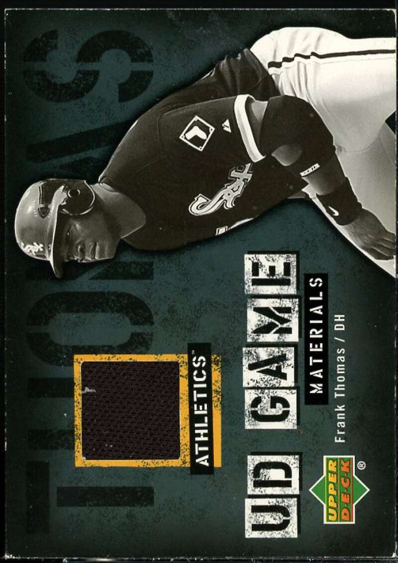 Frank Thomas Card 2006 Upper Deck UD Game Materials #FT  Image 1