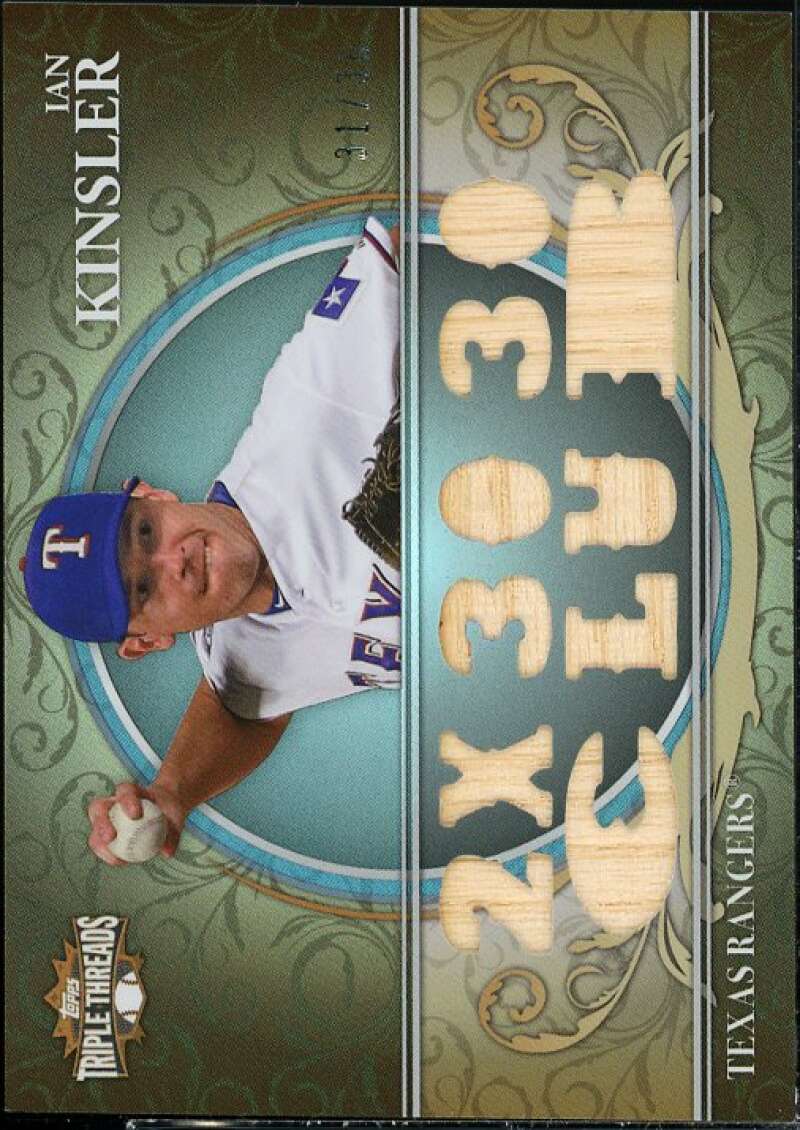 Ian Kinsler Card 2013 Topps Triple Threads Relics #IK3  Image 1