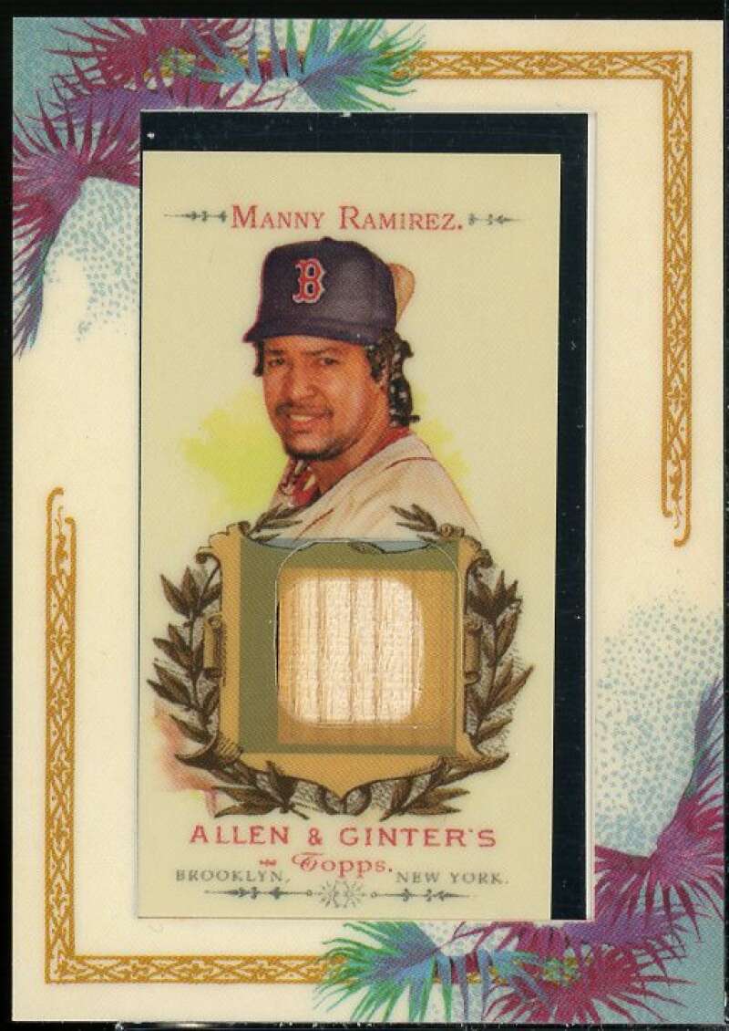 Manny Ramirez Card 2007 Topps Allen and Ginter Relics #MR  Image 1