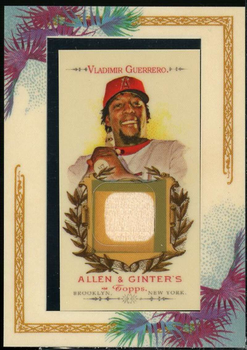 Vladimir Guerrero Card 2007 Topps Allen and Ginter Relics #VG  Image 1