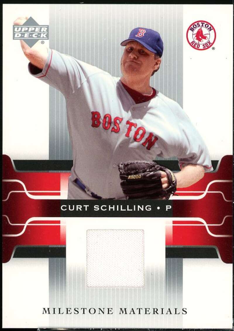 Curt Schilling Card 2005 Upper Deck Milestone Materials #CS  Image 1