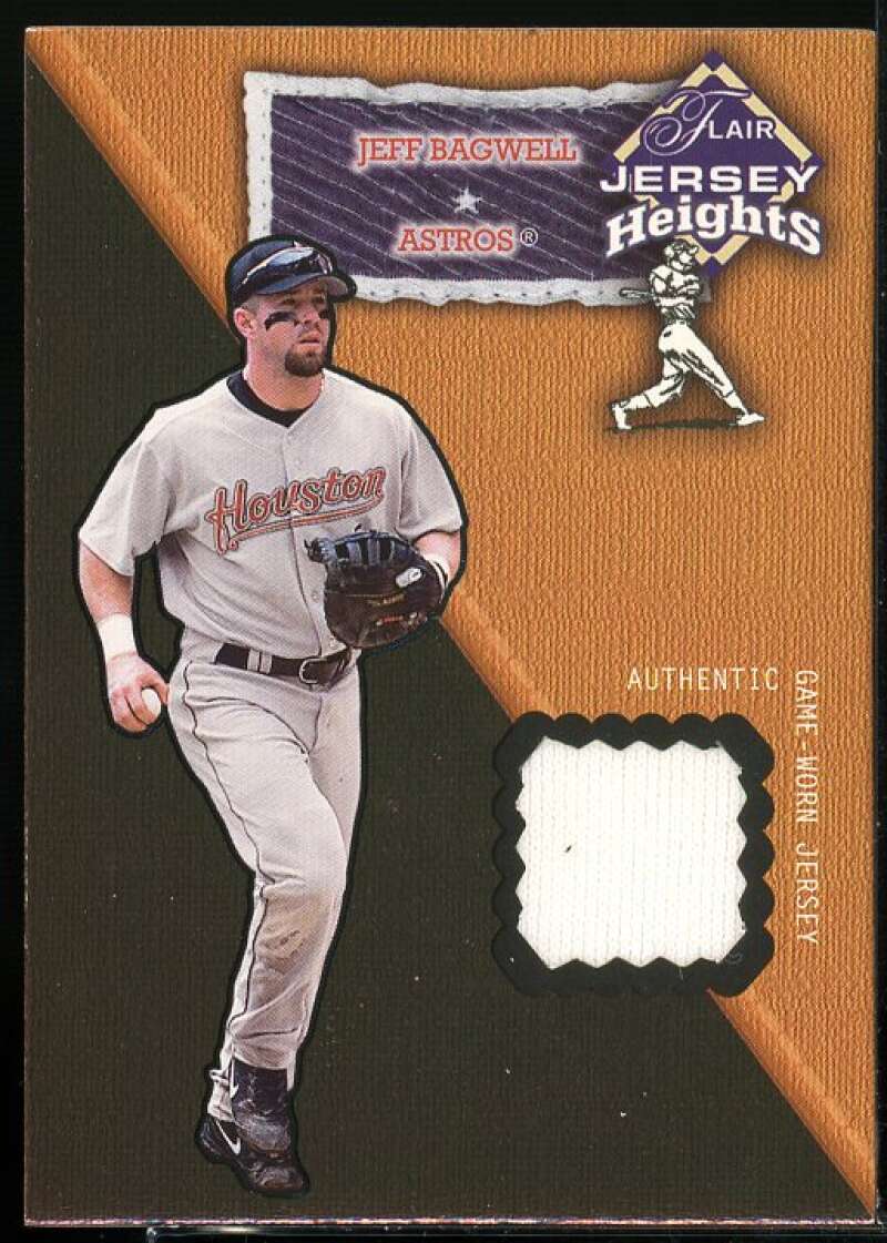 Jeff Bagwell Card 2002 Flair Jersey Heights #2  Image 1