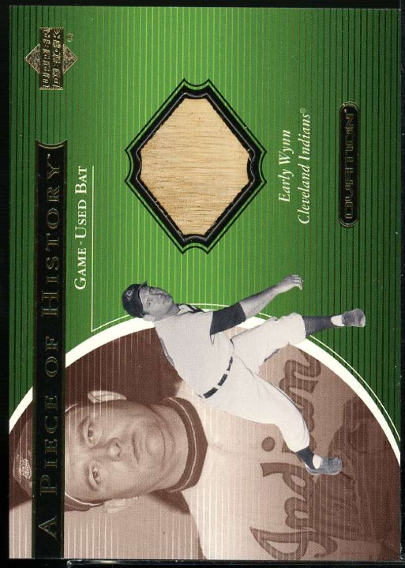 Early Wynn Card 2001 Upper Deck Ovation A Piece of History #EW  Image 1