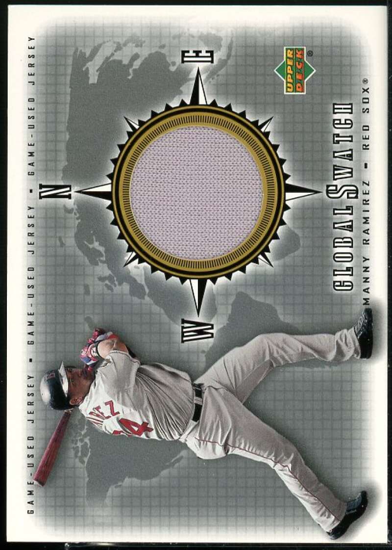 Manny Ramirez Card 2002 Upper Deck Global Swatch Game Jersey #GSMR  Image 1