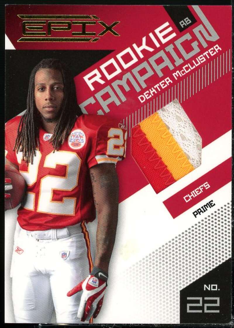 Dexter McCluster Card 2010 Epix Rookie Campaign Materials Prime #31  Image 1