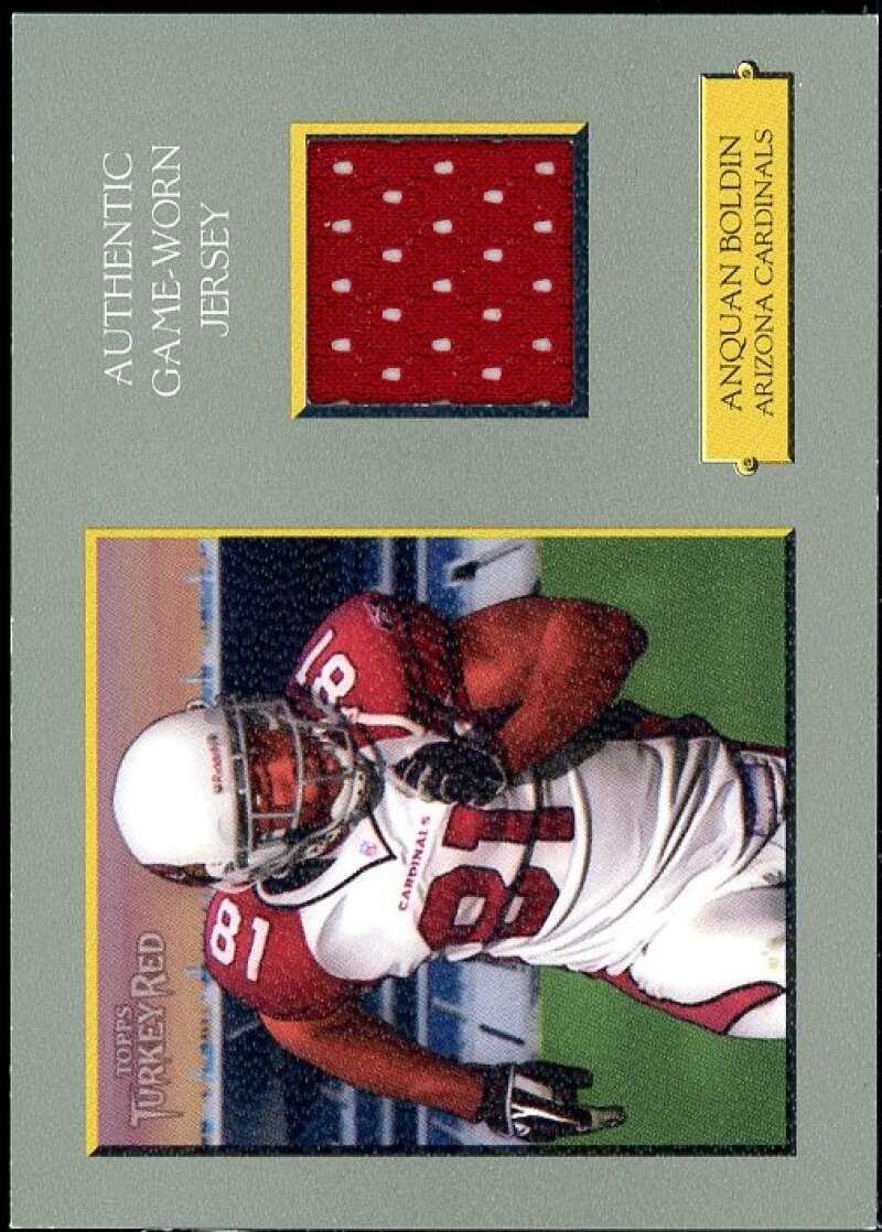 Anquan Boldin Card 2006 Topps Turkey Red Relics Gray #AB  Image 1