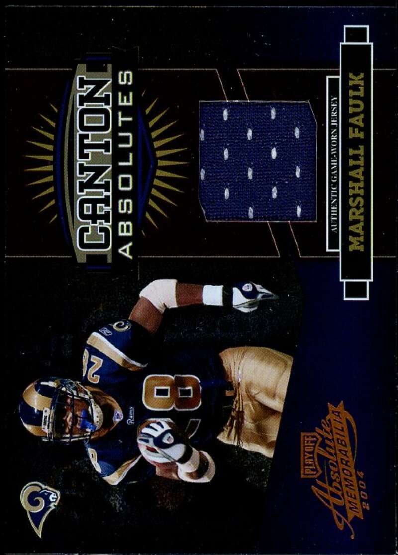 Marshall Faulk 2004 Absolute Memorabilia Canton Absolutes Jersey Bronze #CA16  Image 1