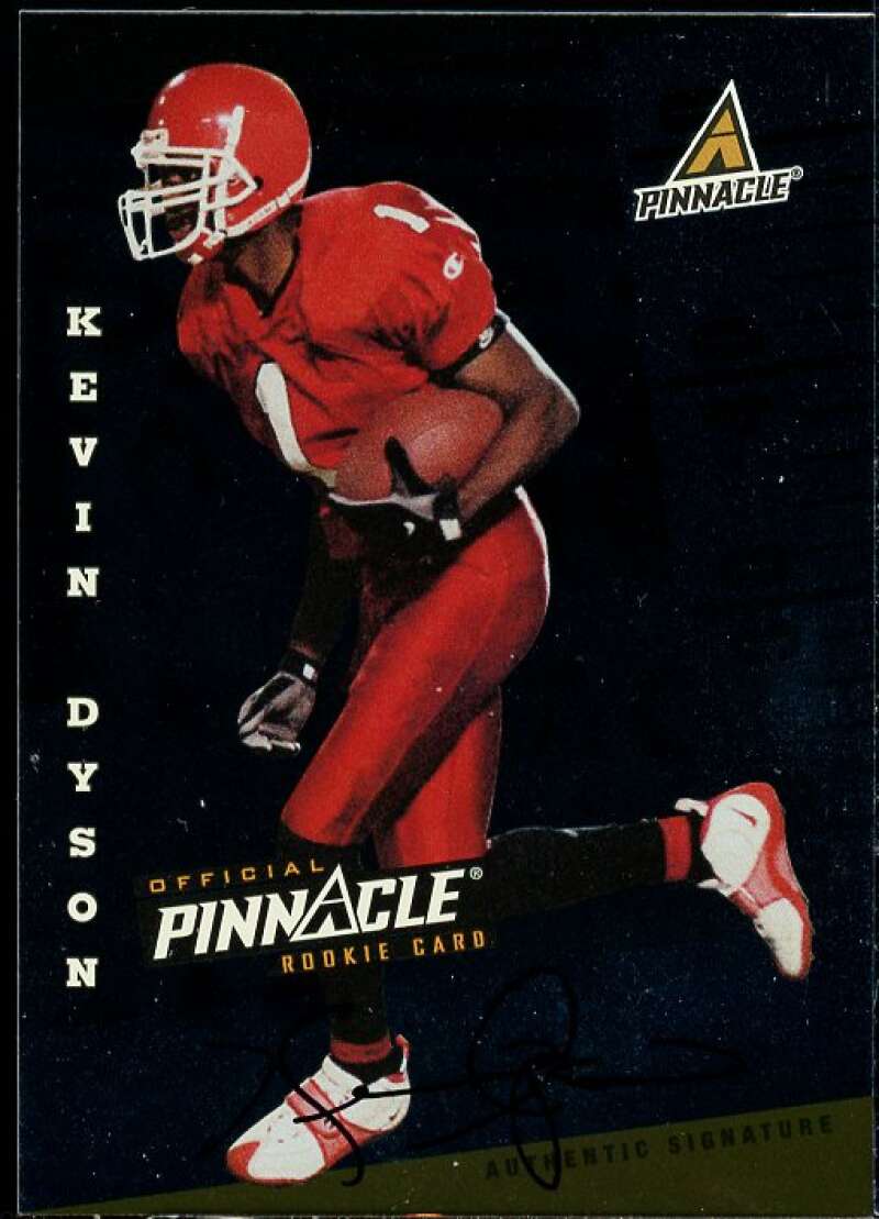 Kevin Dyson Card 1998 Score Rookie Autographs #8  Image 1