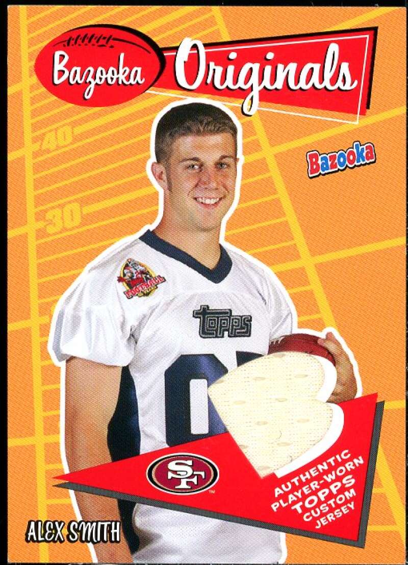 Alex Smith Card 2005 Bazooka Originals Jerseys #BOAS  Image 1