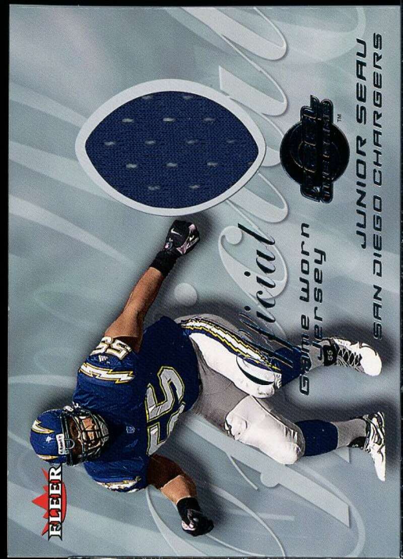 Junior Seau Card 2000 Fleer Tradition Feel the Game #58  Image 1