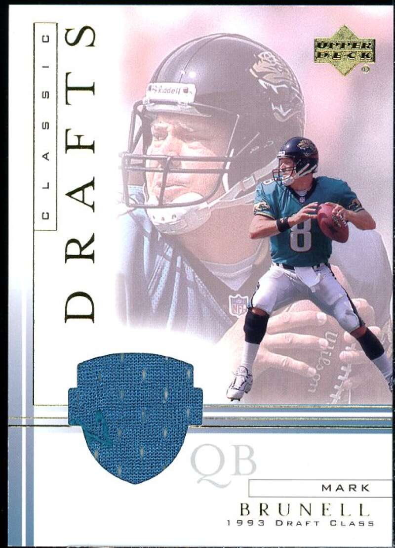 Mark Brunell Card 2001 Upper Deck Classic Drafts Jerseys #MBCD  Image 1