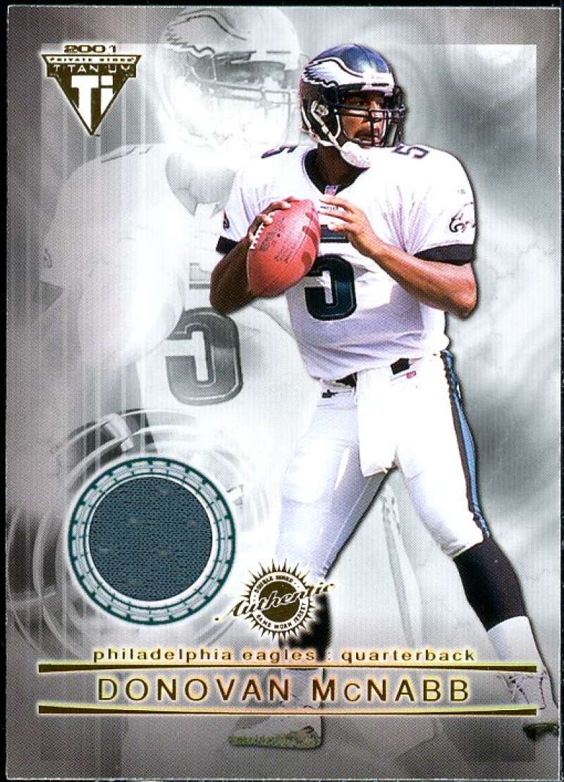 Donovan McNabb Duce Staley Card 2001 Titanium Double Sided Jerseys #114  Image 1