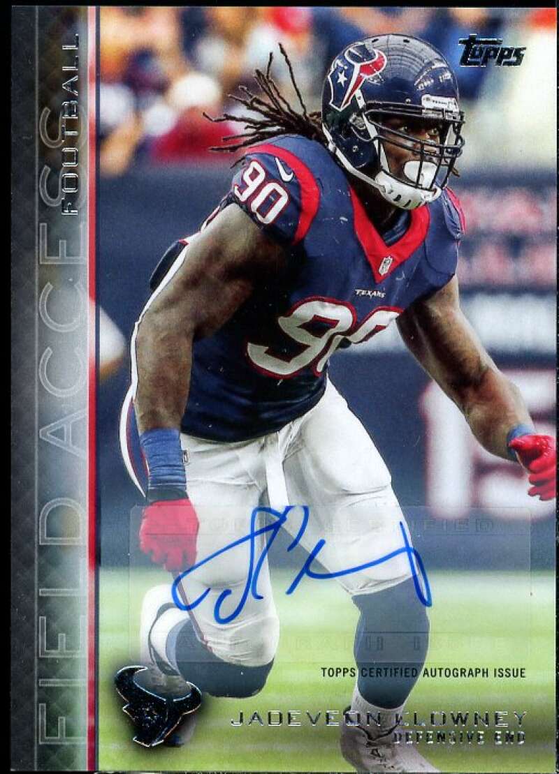 Jadeveon Clowney Card 2015 Topps Field Access Autographs #65  Image 1