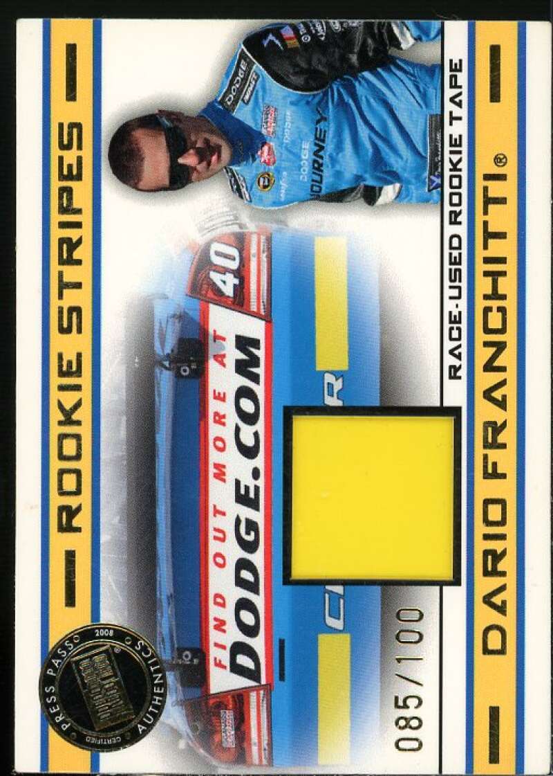 Dario Franchitti Card 2008 VIP Rookie Stripes #RS2  Image 1