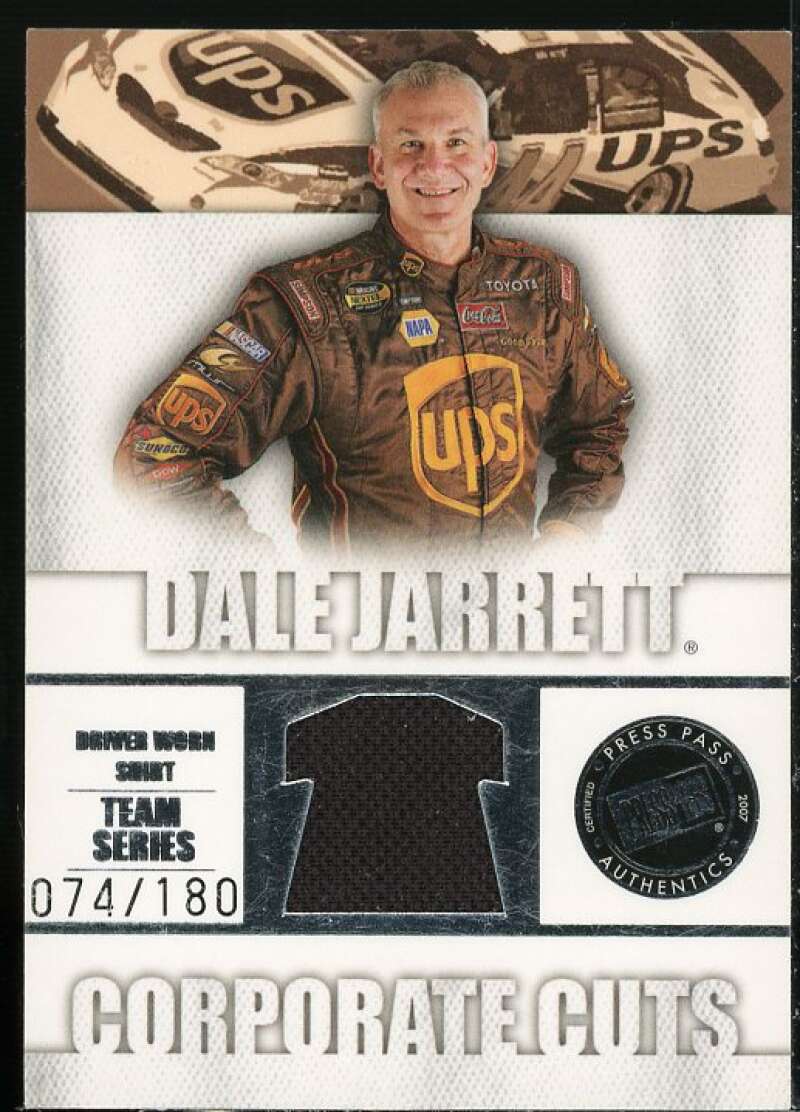 Dale Jarrett Card 2007 Traks Corporate Cuts Team #CCT4  Image 1