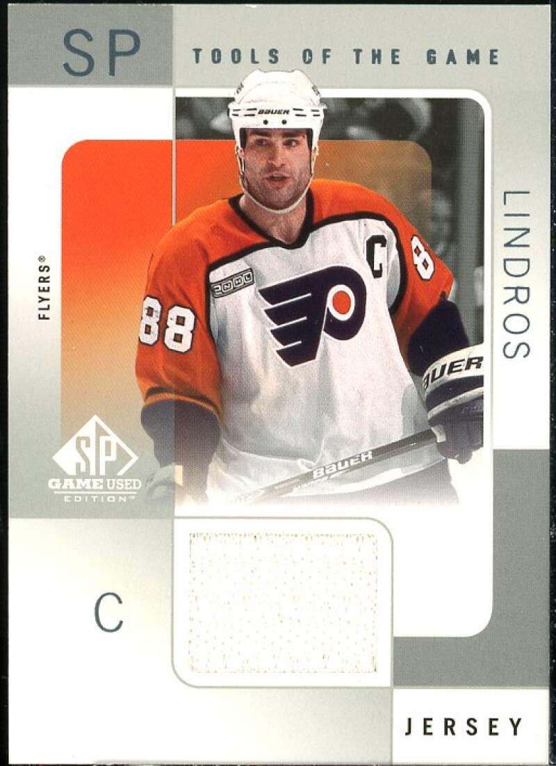 Eric Lindros Card 2000-01 SP Game Used Tools of the Game #EL  Image 1