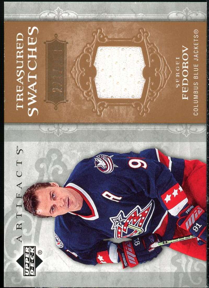 Sergei Fedorov Card 2006-07 Artifacts Treasured Swatches #TSSF  Image 1