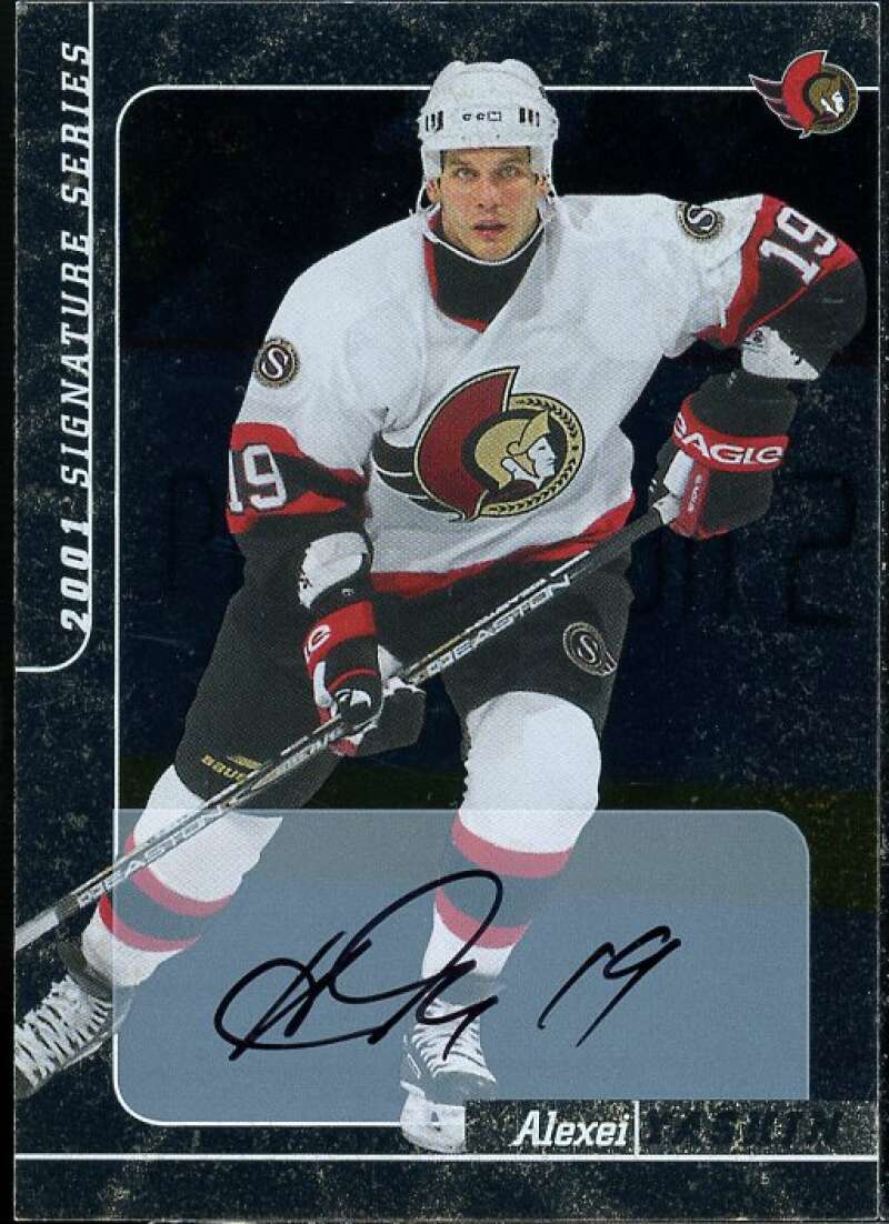 Alexei Yashin Card 2000-01 BAP Signature Series Autographs #207  Image 1