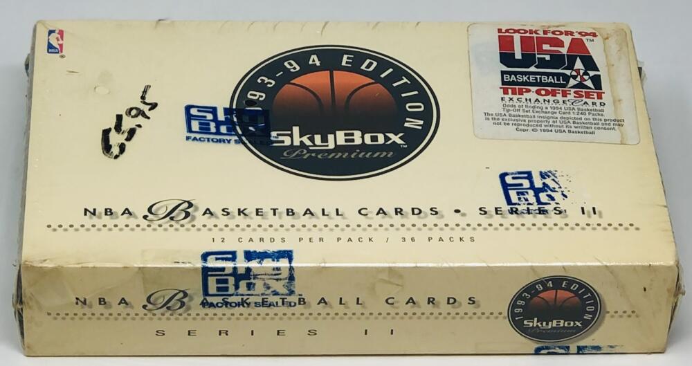 1993-94 Skybox Premium Edition Series 2 Basketball Box Image 1