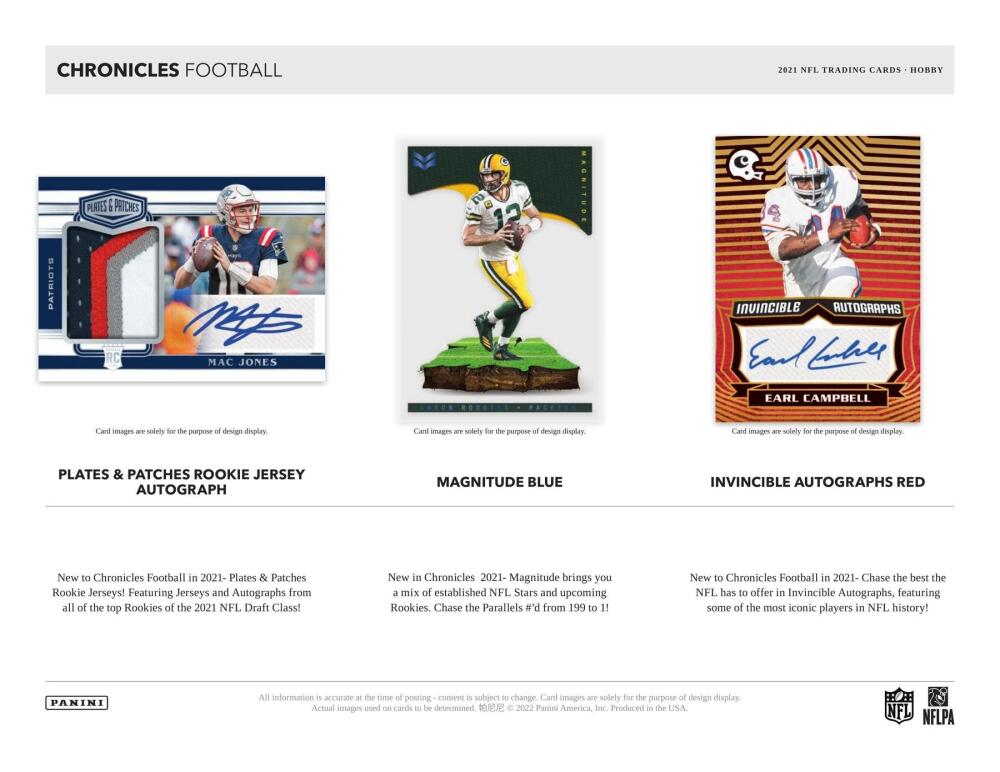 2021 Panini Chronicles Football Hobby Box Image 6