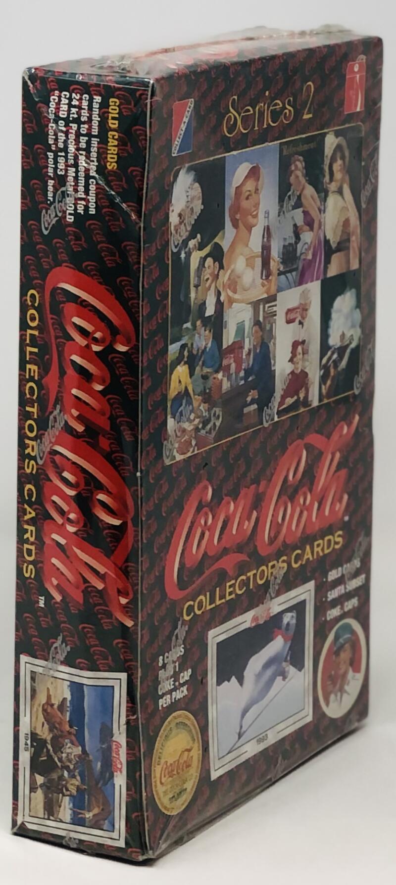 1993 Collect A Card Coca-Cola Series 2 Collectors Card Box  Image 1