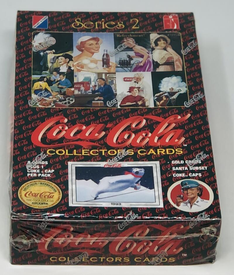 1993 Collect A Card Coca-Cola Series 2 Collectors Card Box  Image 3