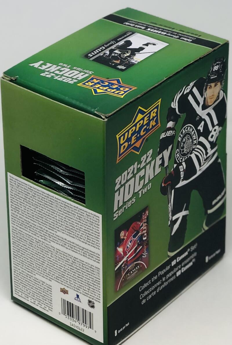 2021-22 Upper Deck Series 2 Gravity Feeder Hockey Box Image 2