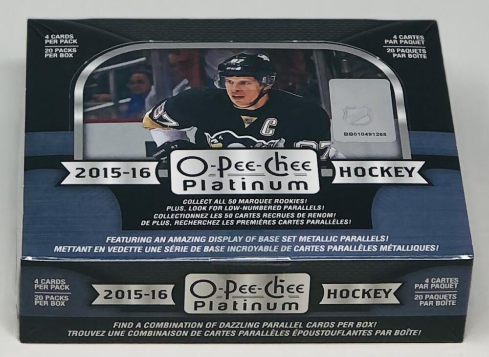 2015-16 O-Pee-Chee Platinum Hockey Box Image 4
