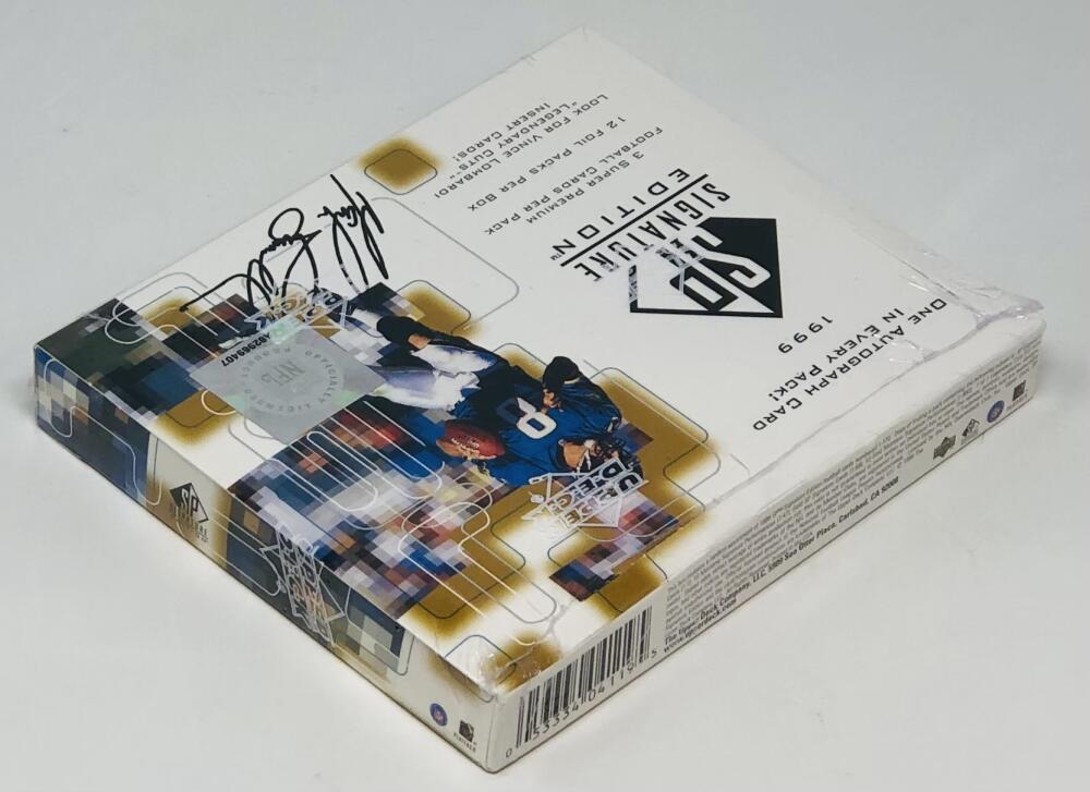 1999 Upper Deck SP Signature Edition Football Box Image 3