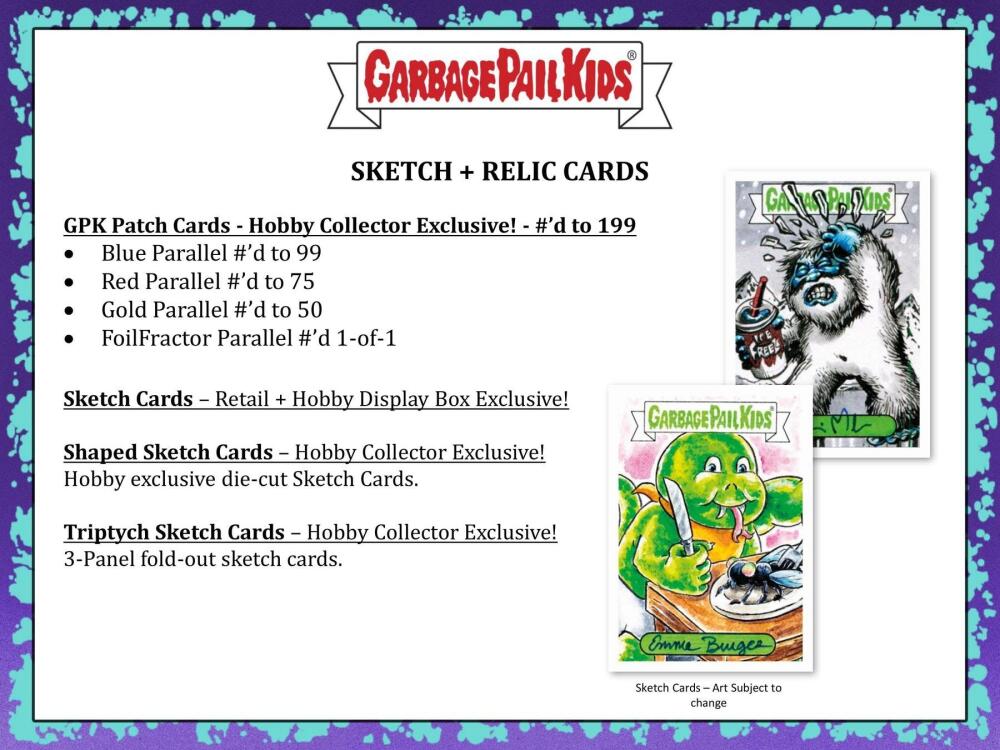 2022 Topps Garbage Pail Kids Book Worms Series 1 Hobby Collectors Edition Box  Image 5