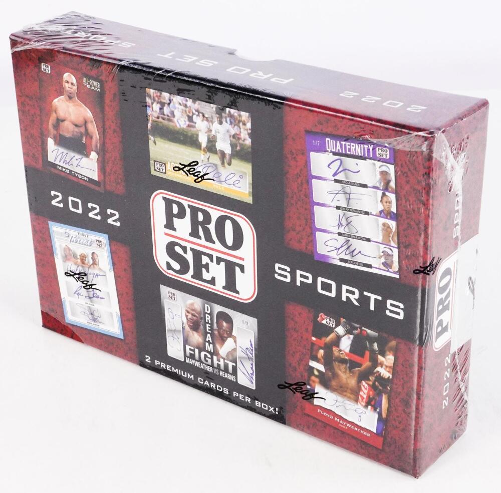 2022 Leaf Pro Set Sports Hobby Box Image 2