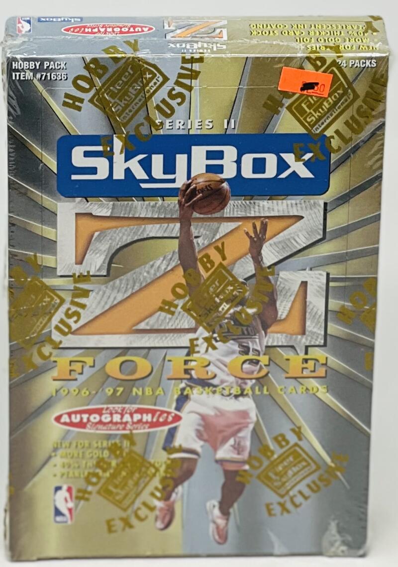1996-97 Fleer Skybox Series Two Z Force Basketball Hobby Box Image 2