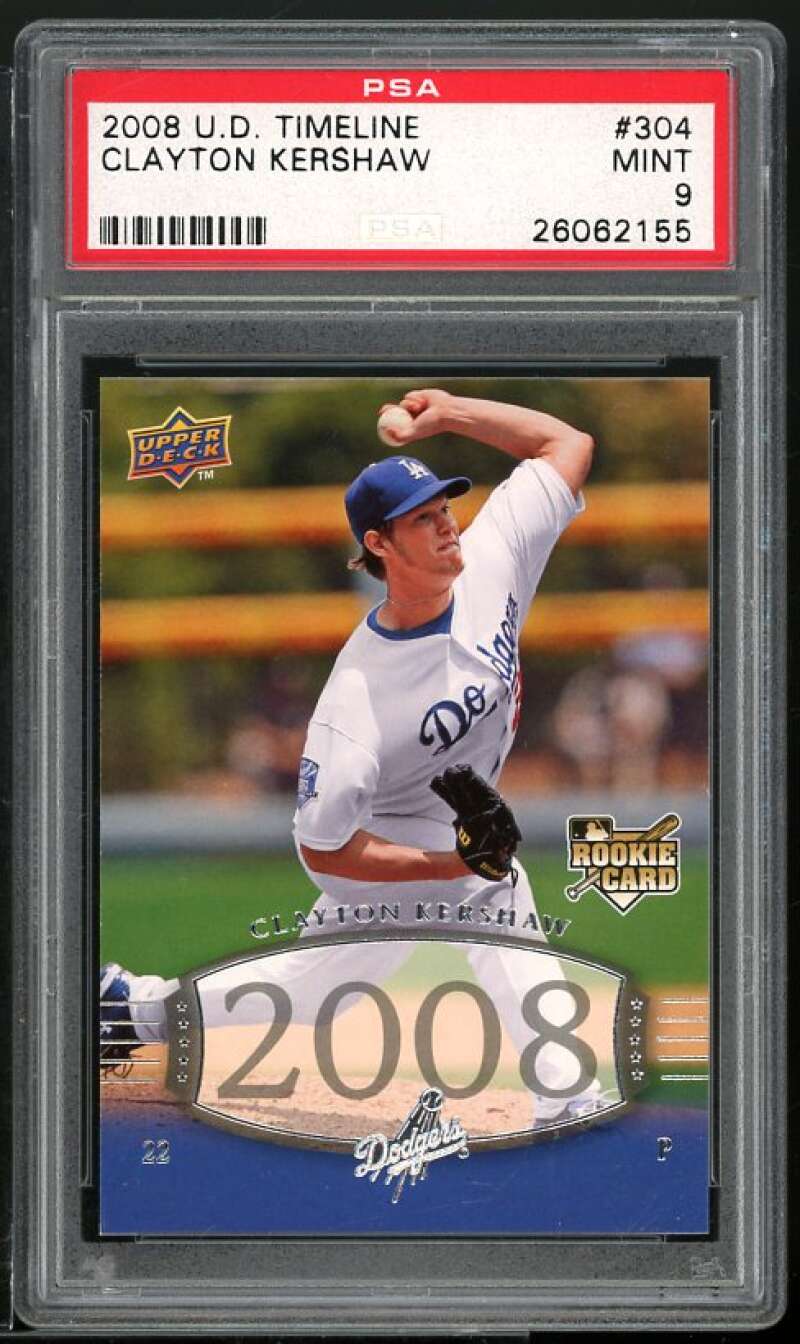 2008 Topps Clayton Kershaw Rookie Card (original)