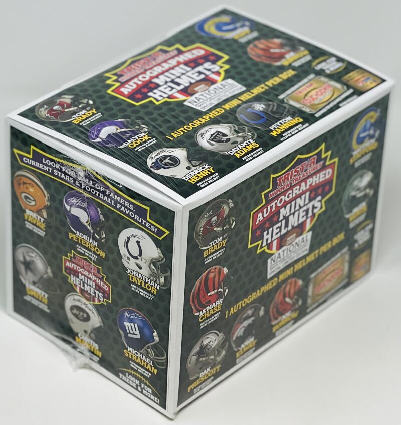 TriStar Hidden Treasures Autographed Mini Helmets Football Hobby Box