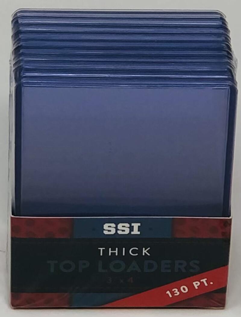 Superior Sports Investments SSI Sports Cards 130PT Thick Top Loaders pack of 10 3x4 Image 2