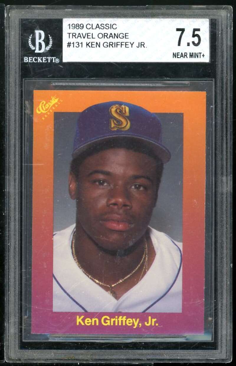 Ken Griffey Jr. Rookie Card 1989 Classic Orange #131 BGS 7.5 (Read Description) Image 1