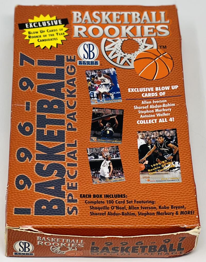 1996-97 Score Board Basketball Rookies Unsealed Box Image 1