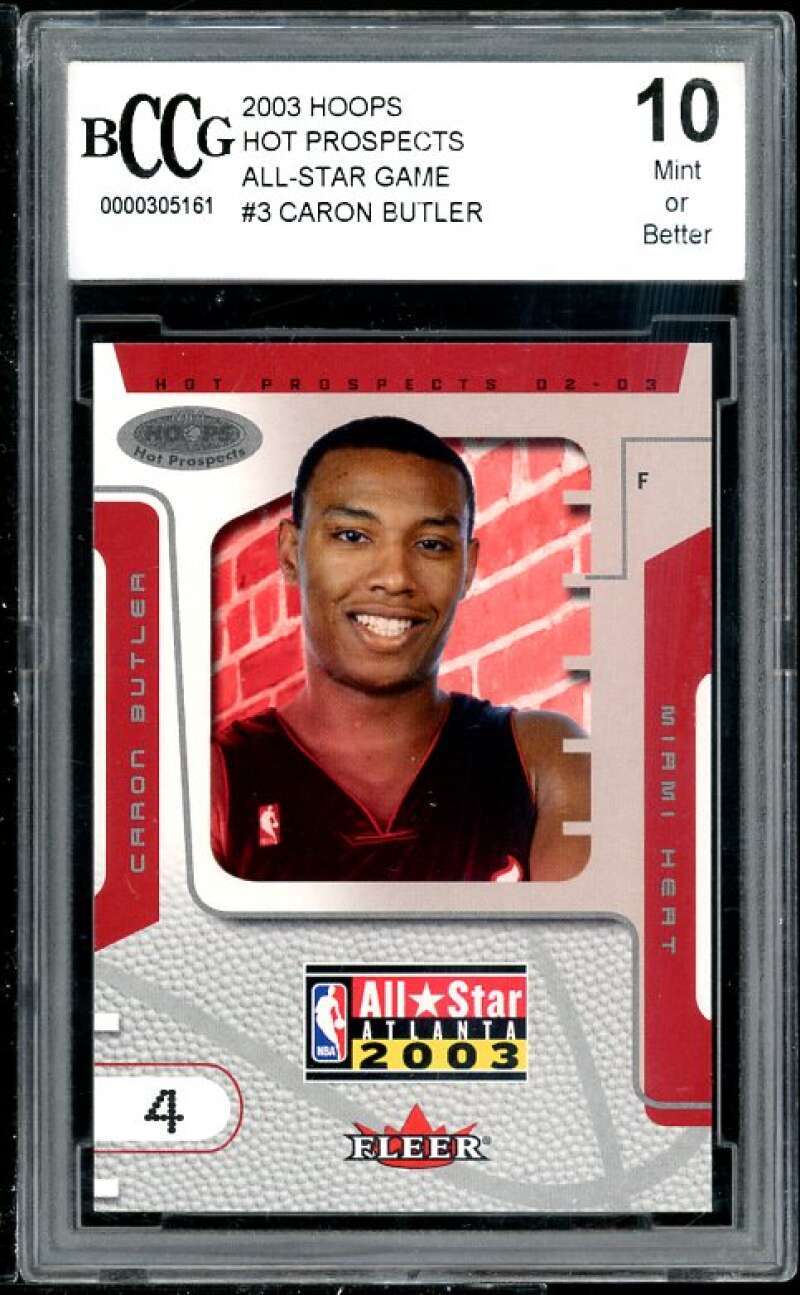 Caron Butler 2003-04 Hoops HP All-Star Game #3 BGS BCCG 10 (Read Description) Image 1