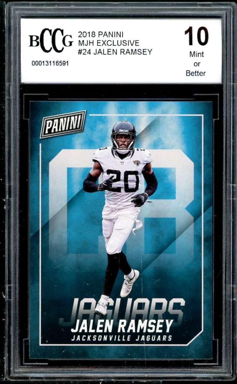 Jalen Ramsey 2018 Panini MJ Holding Exclusive #24 BGS BCCG 10 (Read Description) Image 1