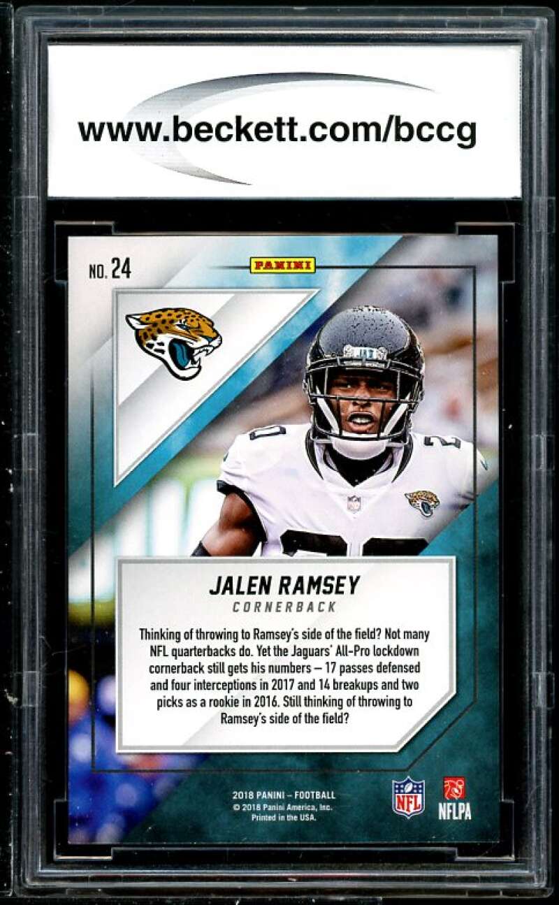 Jalen Ramsey 2018 Panini MJ Holding Exclusive #24 BGS BCCG 10 (Read Description) Image 2