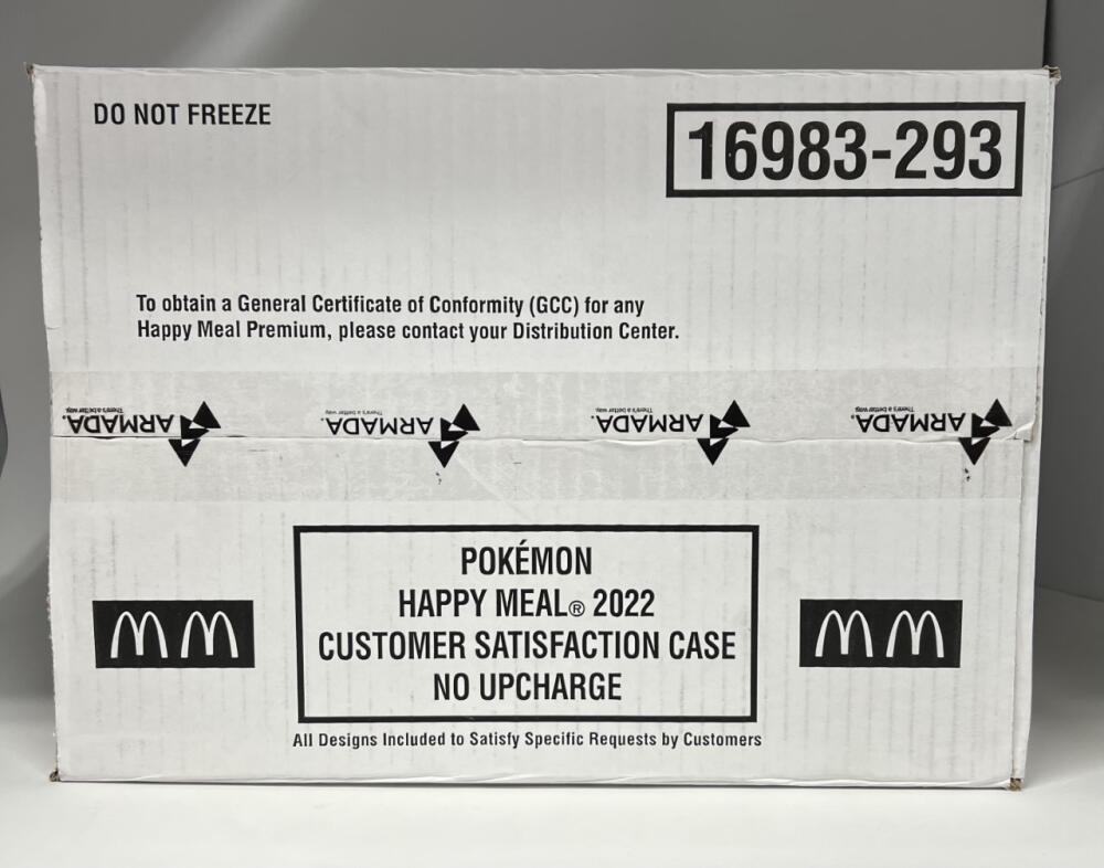 2022 McDonald's Pokemon Match Battle Card Sealed Manager Case 150 Packs 15 Sets  Image 1