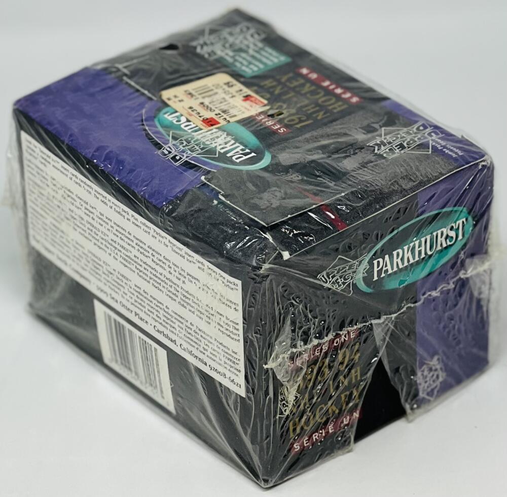 1993-94 UD Parkhurst Series One Jumbo Pack Hockey Box Image 2