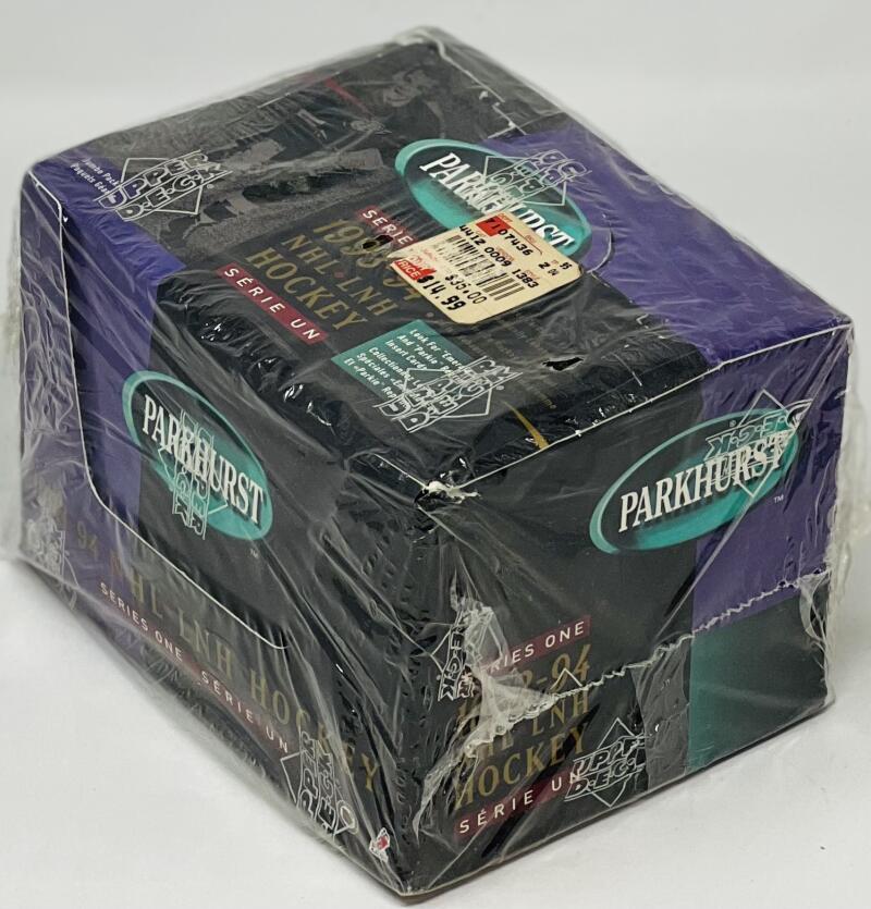 1993-94 UD Parkhurst Series One Jumbo Pack Hockey Box Image 3