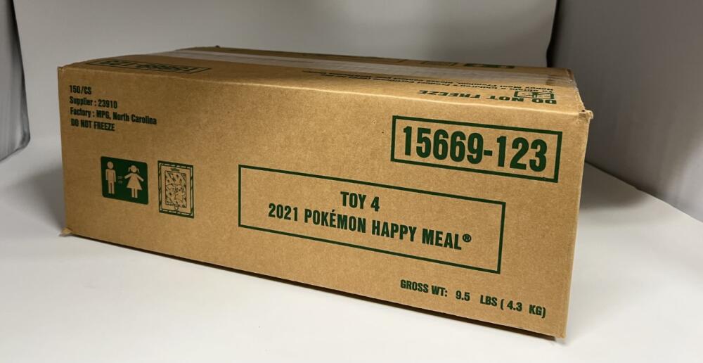 2021 McDonalds 25th Anniversary Pokemon Pack Case TOY 4 Image 1