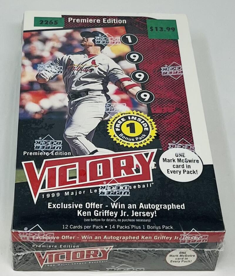 1999 Upper Deck Victory Baseball 15-Pack Blaster Box Image 1