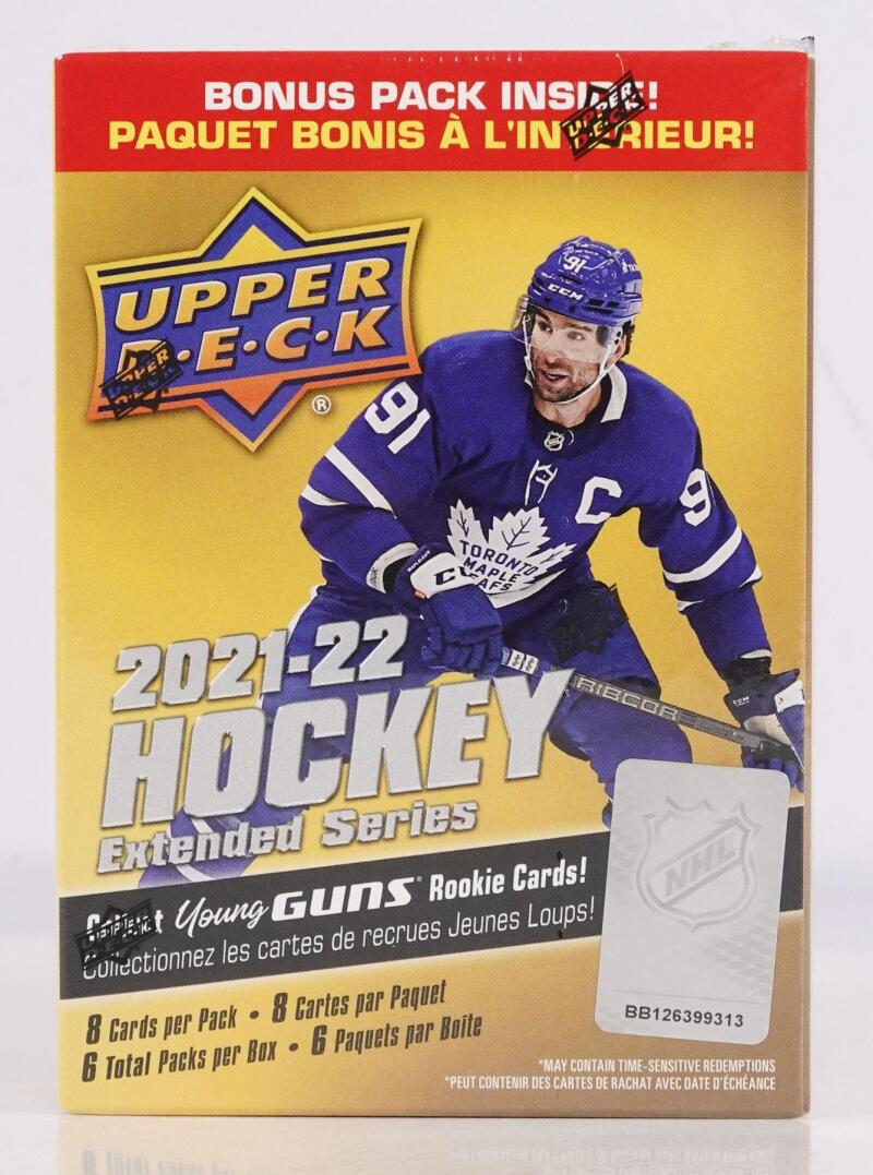2021-22 Upper Deck Extended Series Hockey 6-Pack Blaster Box Image 1